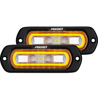 Rigid Industries SR-L Series Flush Mount LED Spreader Light (Amber Halo) - 53223